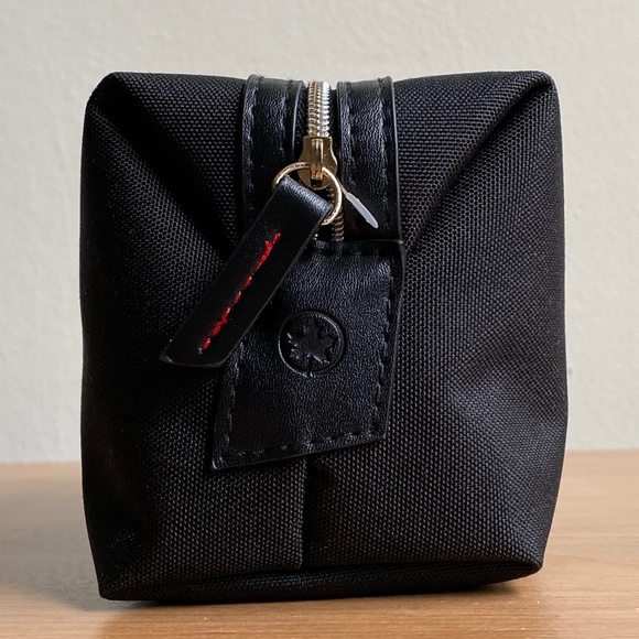 NWOT WANT LES ESSENTIELS Black Canvas Travel Bag Pouch - Picture 7 of 12